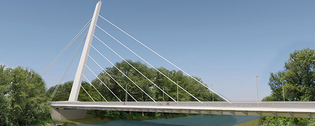Új híd a Mosoni-Dunán